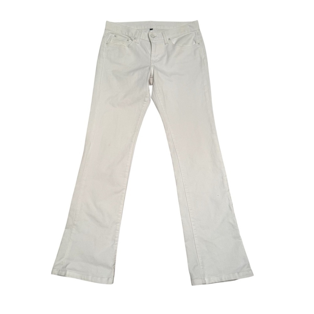Ralph Lauren Black Label White Womens Jeans 
Size 29 867‎ Large Gold Pony